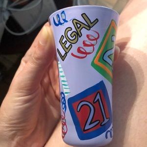 Lolita 21st birthday Painted Shot Glass legal